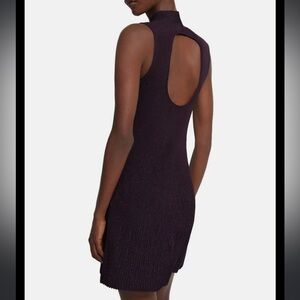 Theory Plaited Tank Dress in Merlot Women’s Size Size Small (Petite)